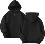 Kids Sport Set Girls Boys 2 Pcs Tracksuit Athletic Sweatsuit Hoodie Zip Sweatshirt and Jogger Pants with Pocket - Image 2