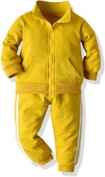 Unisex Tracksuit Baby Boys Girls Clothes Cotton Long Sleeve Zipper Sweatshirt Jacket and Pants - Image 2
