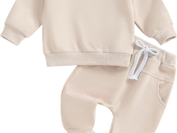 Baby Boy Clothes Girl Outfits Fashion Sweatshirt Sweat Pant Kids Toddler Tops Pant Sets