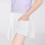 Skort Girls, Athletic Skirts for Tennis Golf, Butterfly Flowy Shorts for Kids, Shorts with Pocket - Image 2