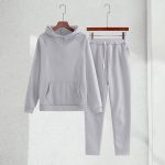Unisex Kids 2 Piece Outfits Girls Boys Sweatsuit Hooded Sweatshirt and Jogger Sweatpants Toddler Thermal Set Tracksuit - Image 2