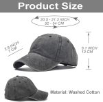 4 Pieces Toddler Baseball Hat Kid Baseball Cap Washed Cotton Adjustable Caps Hats for Boys Girls - Image 2