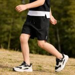 3-Pack Big Boys Quick Dry Athletic Shorts with Zipper Pockets, Lightweight Activewear Sets for Teens Age 8-14 Years - Image 2