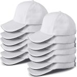 Kids Baseball Caps Youth Adjustable Plain Baseball Hats Cotton Blank Hats Bulk for Girls Boys Sport Team